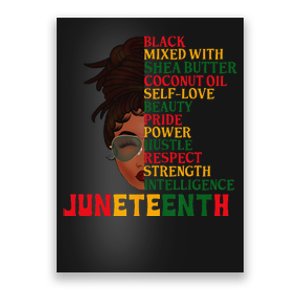 Juneteenth Is My Independence Day Black  Black Pride Poster