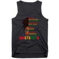 Juneteenth Is My Independence Day Black  Black Pride Tank Top