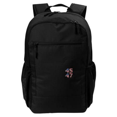Jesus Is My Savior Trump Is My President American Flag Daily Commute Backpack