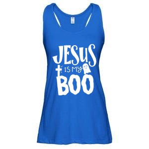 Jesus Is My Boo Funny Christian Halloween Quote Humor Gift Ladies Essential Flowy Tank