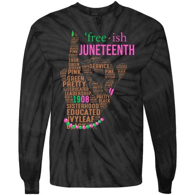 junenth is my independence day since 1865 Tie-Dye Long Sleeve Shirt