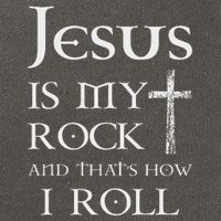 Jesus Is My Rock And That’S How I Roll Cotton Canvas Backpack
