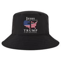 Jesus Is My Savior Trump Is My President Cool Comfort Performance Bucket Hat