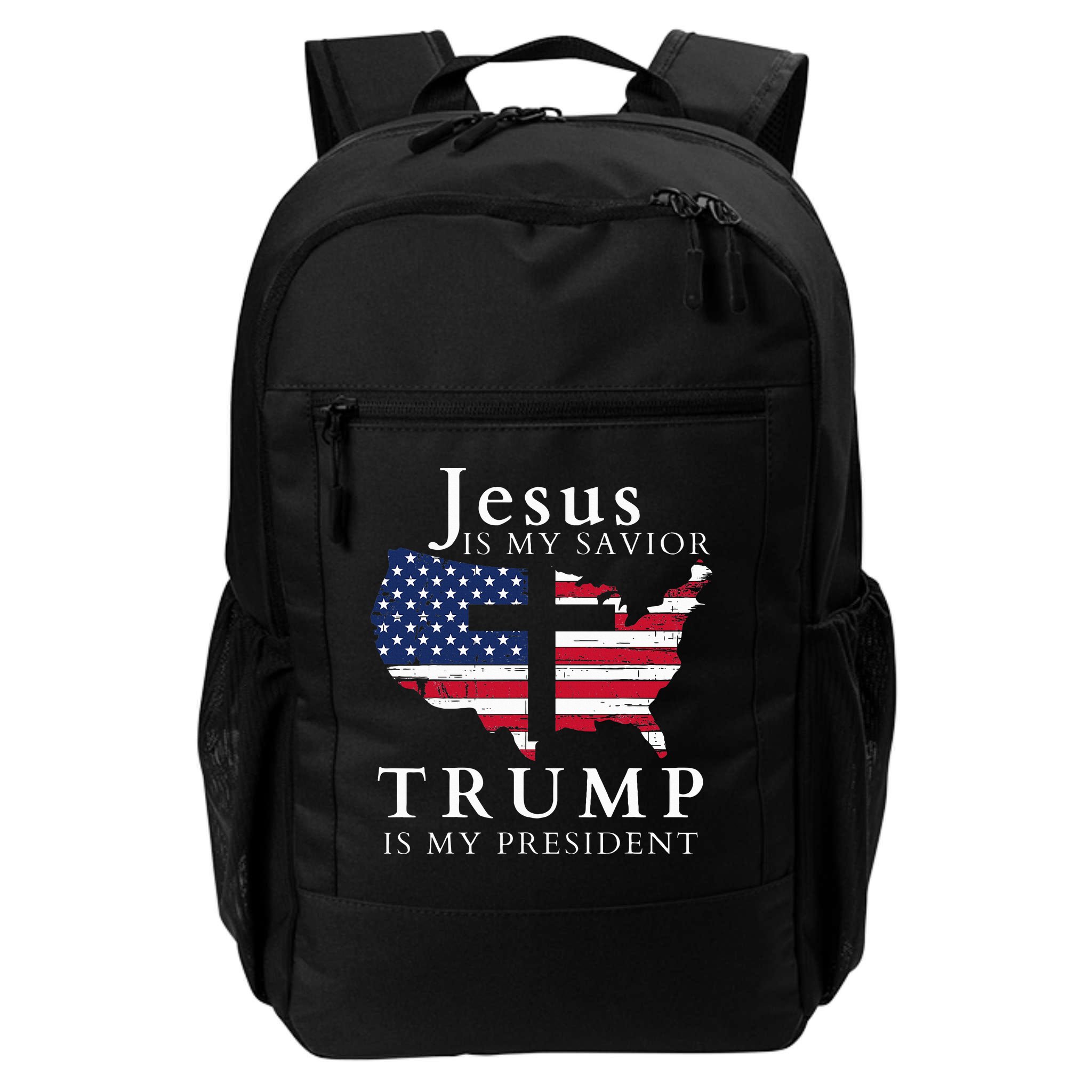 Jesus Is My Savior Trump Is My President Backpack