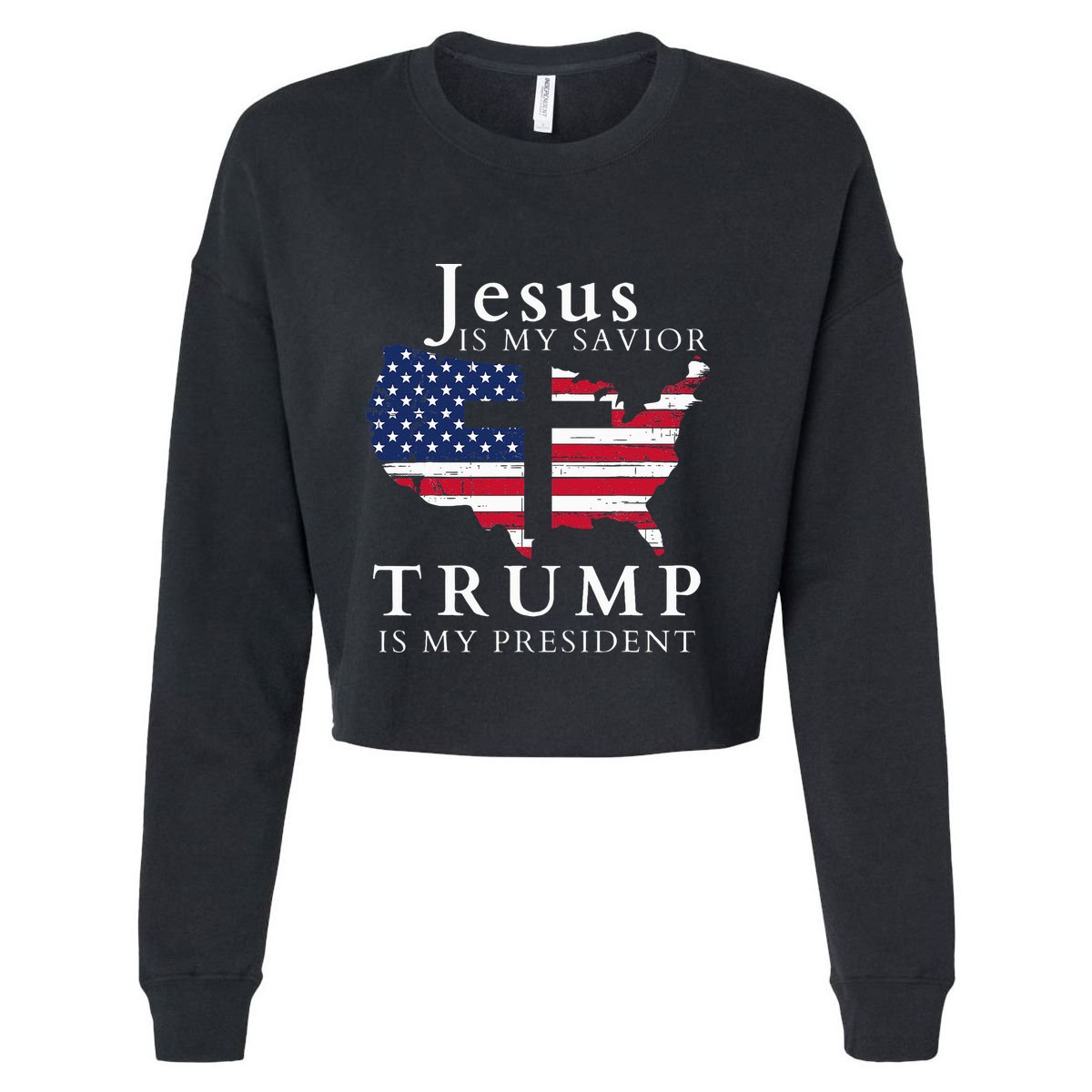 Jesus Is My Savior Trump Is My President Sustainable Bucket Hat