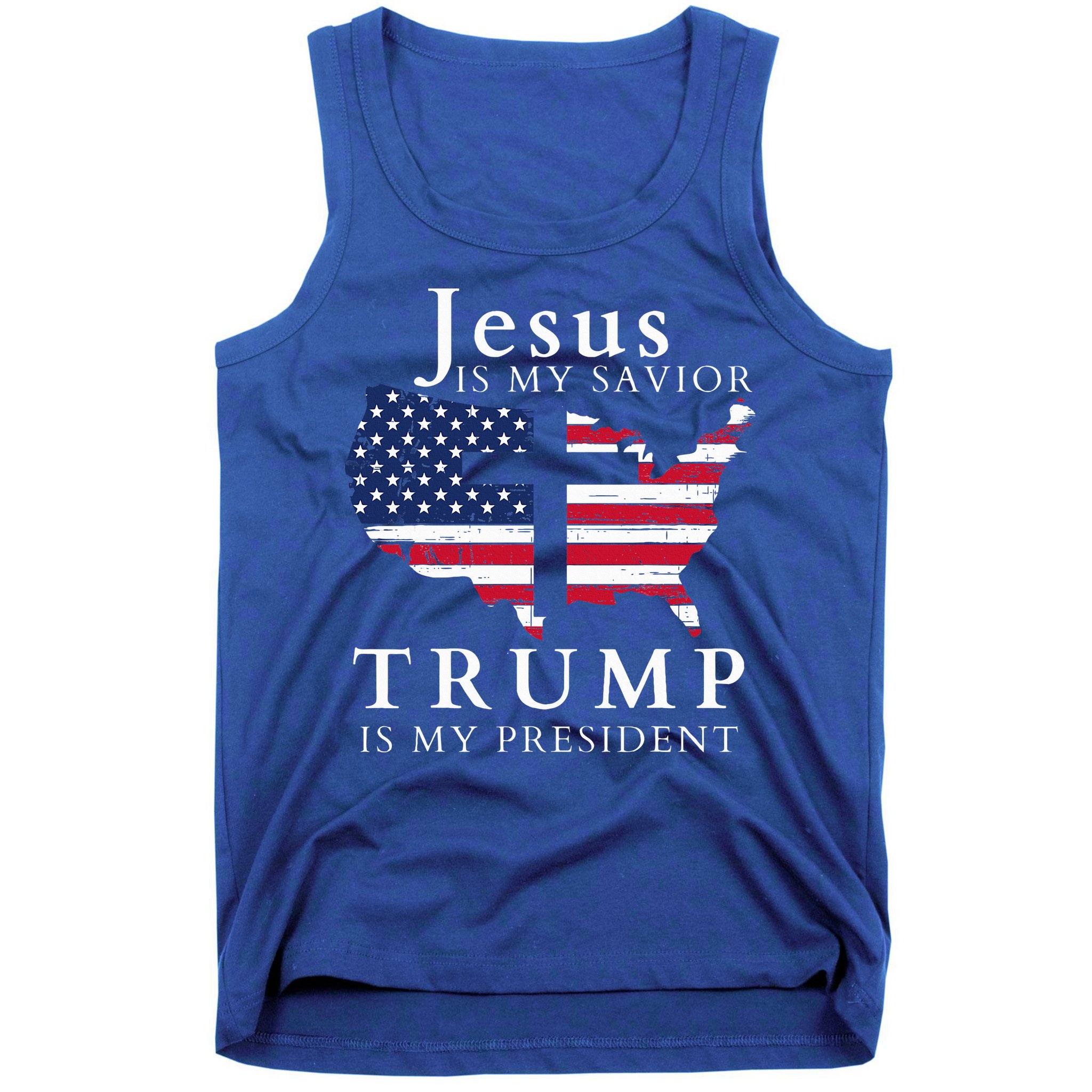 Jesus Is My Savior Trump Is My President Tank Top