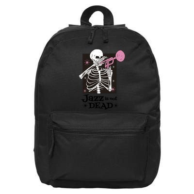 Jazz Is Not Dead Skeleton 16 in Basic Backpack