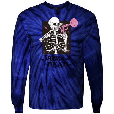 Jazz Is Not Dead Skeleton Tie-Dye Long Sleeve Shirt