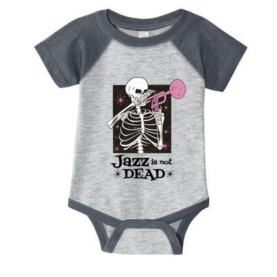 Jazz Is Not Dead Skeleton Infant Baby Jersey Bodysuit