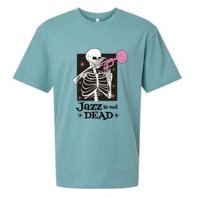 Jazz Is Not Dead Skeleton Sueded Cloud Jersey T-Shirt