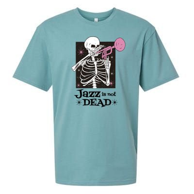 Jazz Is Not Dead Skeleton Sueded Cloud Jersey T-Shirt