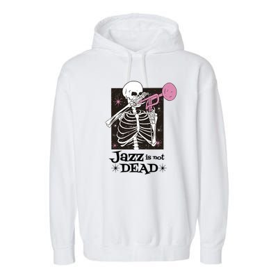 Jazz Is Not Dead Skeleton Garment-Dyed Fleece Hoodie