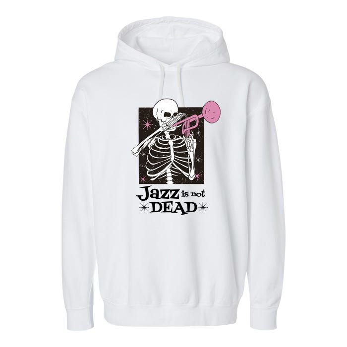 Jazz Is Not Dead Skeleton Garment-Dyed Fleece Hoodie