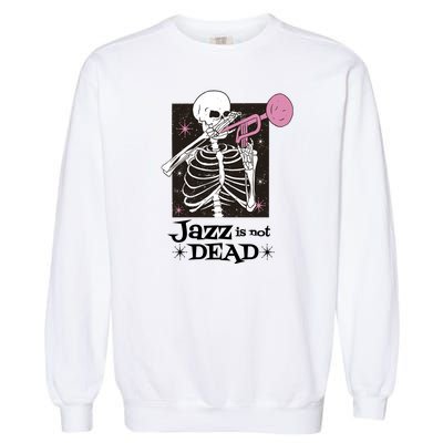 Jazz Is Not Dead Skeleton Garment-Dyed Sweatshirt