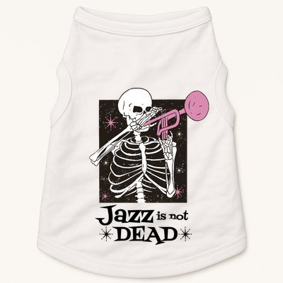 Jazz Is Not Dead Skeleton Doggie Tank