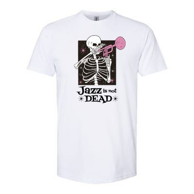 Jazz Is Not Dead Skeleton Softstyle CVC T-Shirt