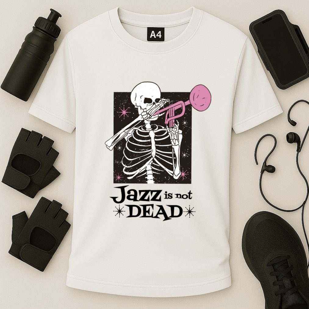 Jazz Is Not Dead Skeleton Performance Shirt