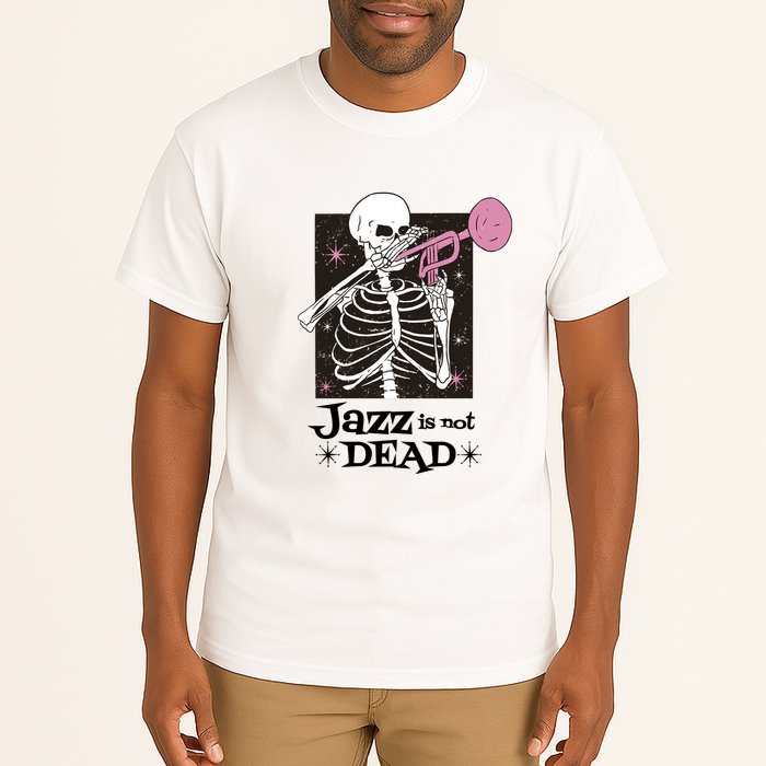 Jazz Is Not Dead Skeleton Tall T-Shirt