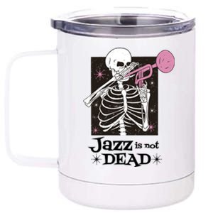 Jazz Is Not Dead Skeleton 12 oz Stainless Steel Tumbler Cup