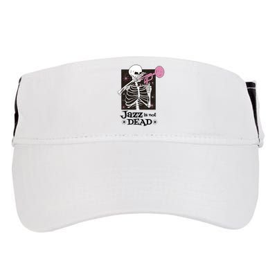 Jazz Is Not Dead Skeleton Adult Drive Performance Visor