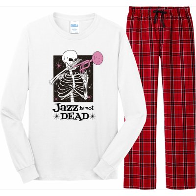 Jazz Is Not Dead Skeleton Long Sleeve Pajama Set