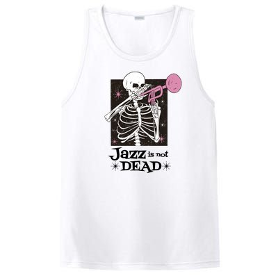 Jazz Is Not Dead Skeleton PosiCharge Competitor Tank