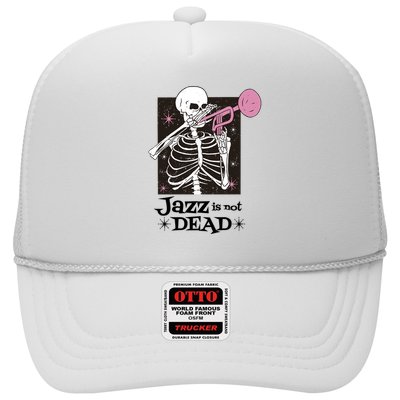 Jazz Is Not Dead Skeleton Trucker Hat