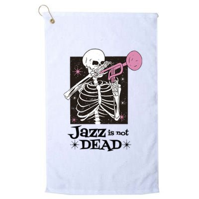 Jazz Is Not Dead Skeleton Platinum Collection Golf Towel