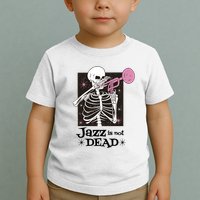 Jazz Is Not Dead Skeleton Toddler T-Shirt