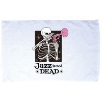 Jazz Is Not Dead Skeleton Microfiber Hand Towel