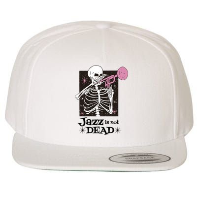 Jazz Is Not Dead Skeleton Wool Snapback Cap