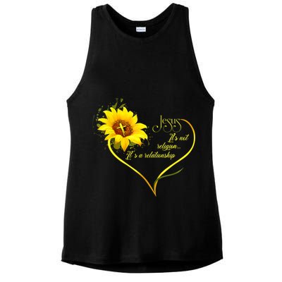 Jesus It's Not A Religion It's A Relationship TShirt Is Perfect Gifts For Men,Do Ladies PosiCharge Tri-Blend Wicking Tank