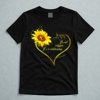 Jesus It's Not A Religion It's A Relationship TShirt Is Perfect Gifts For Men,Do T-Shirt