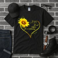 Jesus It's Not A Religion It's A Relationship TShirt Is Perfect Gifts For Men,Do Tall T-Shirt