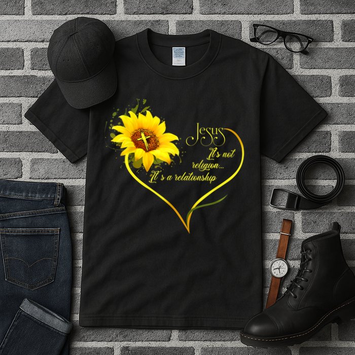 Jesus It's Not A Religion It's A Relationship TShirt Is Perfect Gifts For Men,Do Tall T-Shirt