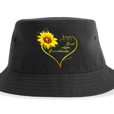 Jesus It's Not A Religion It's A Relationship TShirt Is Perfect Gifts For Men,Do Sustainable Bucket Hat