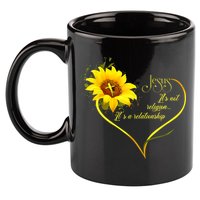 Jesus It's Not A Religion It's A Relationship TShirt Is Perfect Gifts For Men,Do 11oz C Handle Ceramic Mug