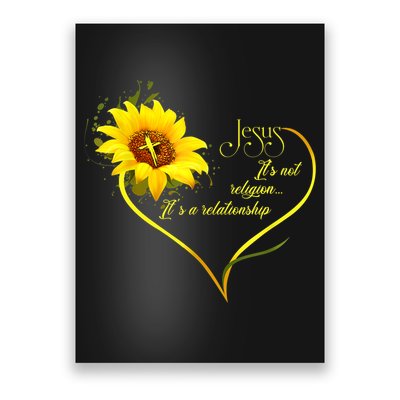 Jesus It's Not A Religion It's A Relationship TShirt Is Perfect Gifts For Men,Do Poster