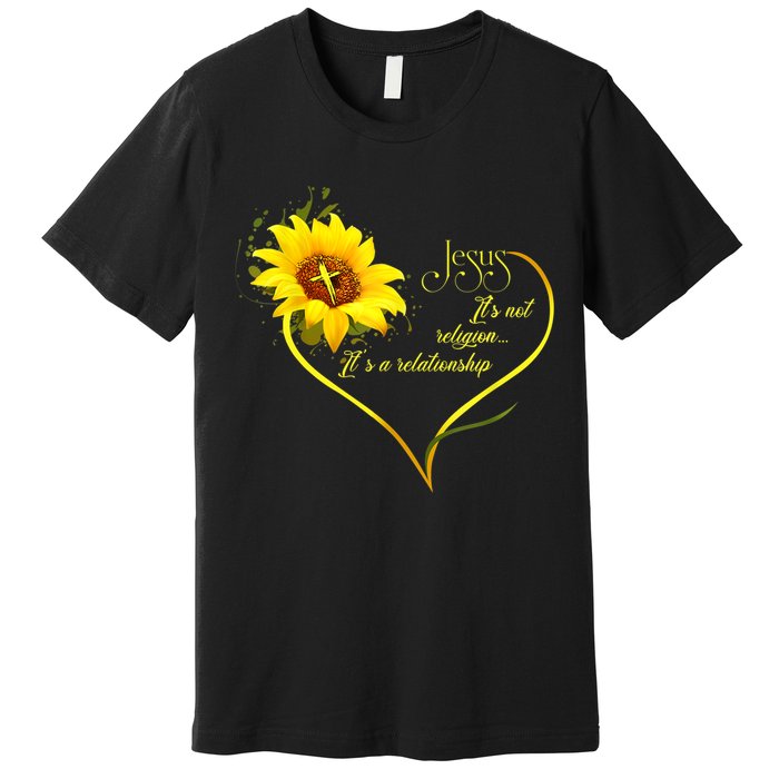 Jesus It's Not A Religion It's A Relationship TShirt Is Perfect Gifts For Men,Do Premium T-Shirt
