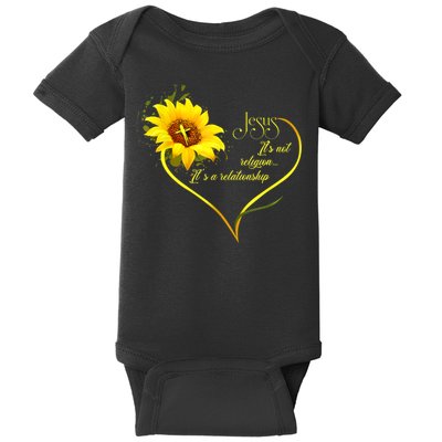 Jesus It's Not A Religion It's A Relationship TShirt Is Perfect Gifts For Men,Do Baby Bodysuit