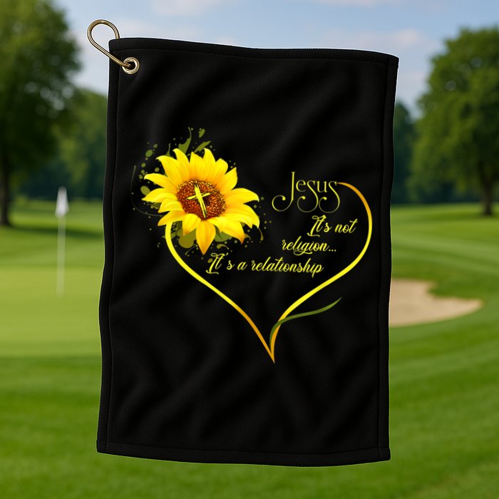 Jesus It's Not A Religion It's A Relationship TShirt Is Perfect Gifts For Men,Do Golf Towel
