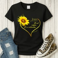 Jesus It's Not A Religion It's A Relationship TShirt Is Perfect Gifts For Men,Do Womens T-Shirt