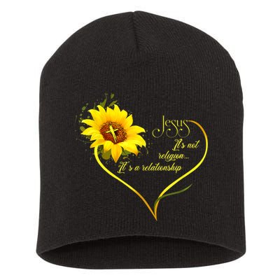 Jesus It's Not A Religion It's A Relationship TShirt Is Perfect Gifts For Men,Do Short Acrylic Beanie
