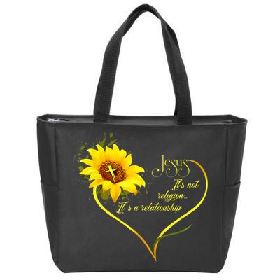 Jesus It's Not A Religion It's A Relationship TShirt Is Perfect Gifts For Men,Do Zip Tote Bag