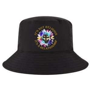 Jesus ItS Not A Religion ItS A Relationship Sunflower Cool Comfort Performance Bucket Hat