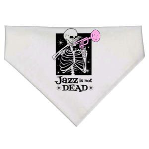 Jazz Is Not Dead Skeleton USA-Made Doggie Bandana