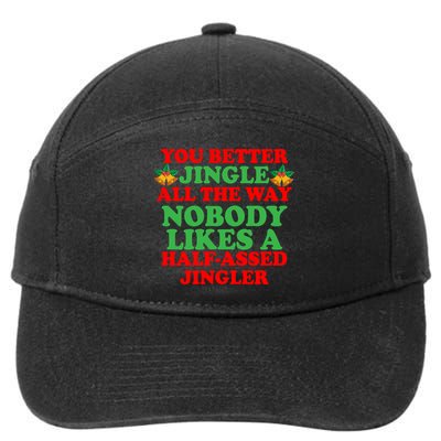 Jingle All the way 7-Panel Snapback Hat