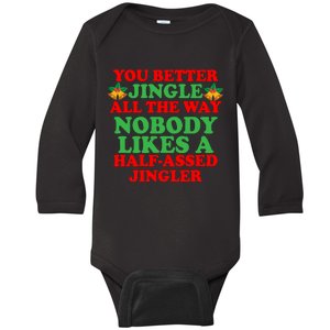 Jingle All the way Baby Long Sleeve Bodysuit