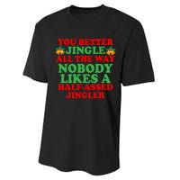 Jingle All the way Performance Sprint T-Shirt