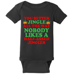 Jingle All the way Baby Bodysuit